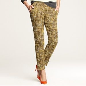J. Crew Cafe Capri Pants in Harvest Tweed